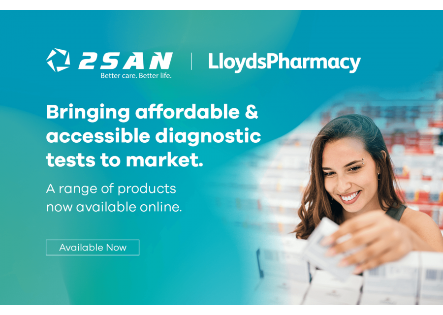 2San and LloydsPharmacy Partner to Bring Affordable and Accessible Diagnostic Tests to Market