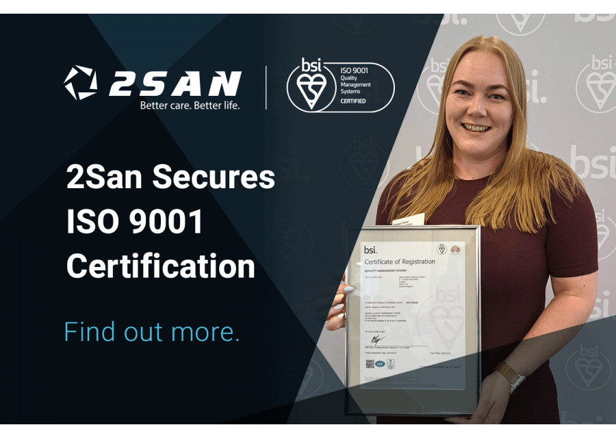 2San Secures ISO 9001 Certification – The World’s Most Recognised Quality Management System Standard