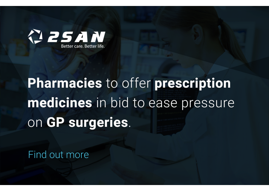 Pharmacies to offer prescription medicines in bid to ease pressure on GP surgeries.