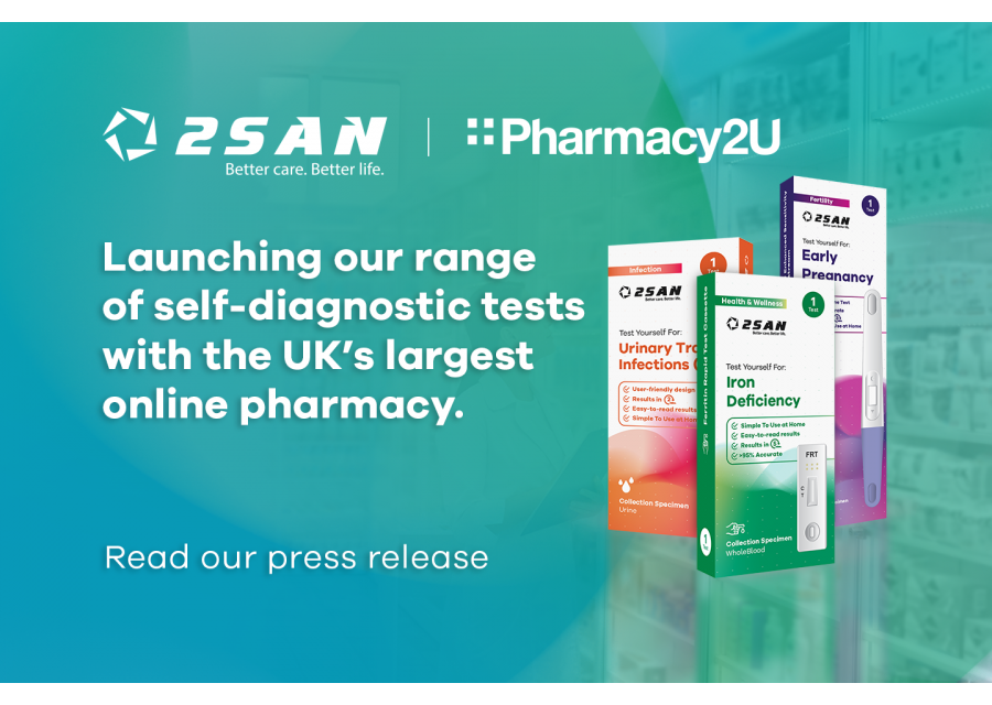 2San Launch Self-diagnostic Tests With UK’s Largest Online Pharmacy