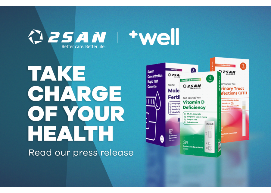 2San Launches In Vitro Diagnostic Tests with Well Pharmacy