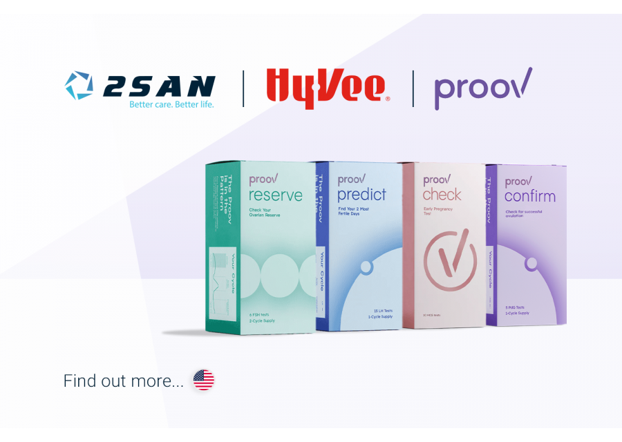 2SAN Launching At HOME Fertility Test in a Large Grocery Chain - HY-VEE