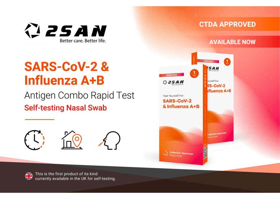 New COVID & Flu Dual Test Launches In The UK To Take Pressure Off The NHS